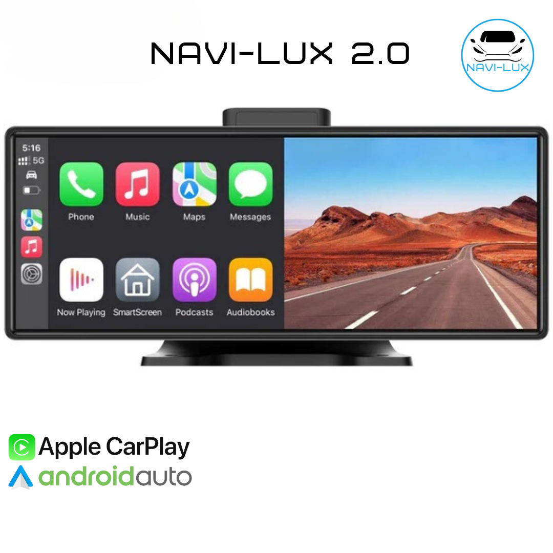 Navi-Lux 2.0™ Breitbildschirm - Apple Carplay & Android Auto