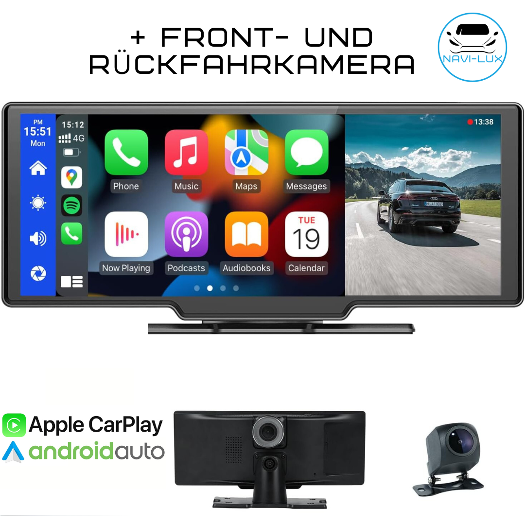 Navi-Lux 2.0™ Breitbildschirm - Apple Carplay & Android Auto