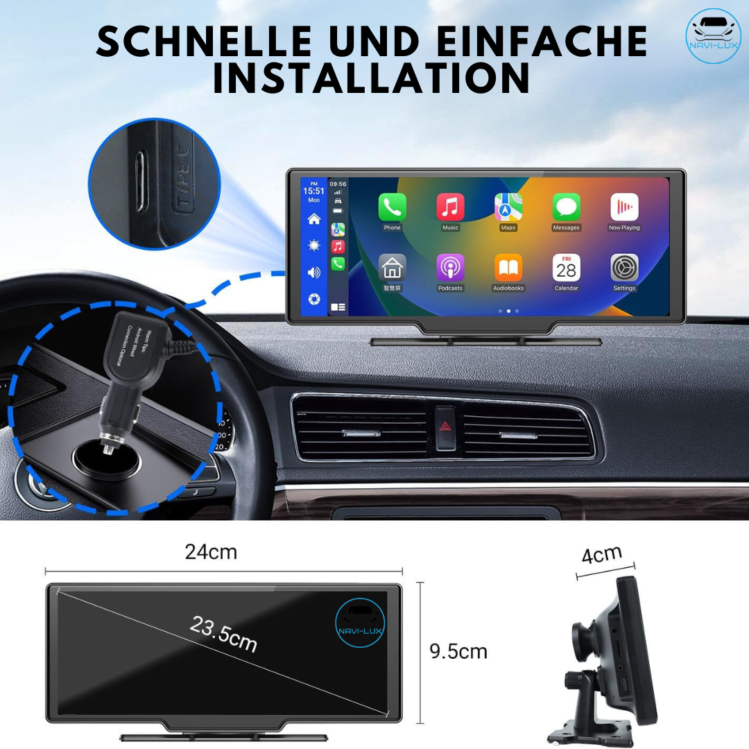 Navi-lux 2.0™ Widescreen - Apple Carplay & Android Auto