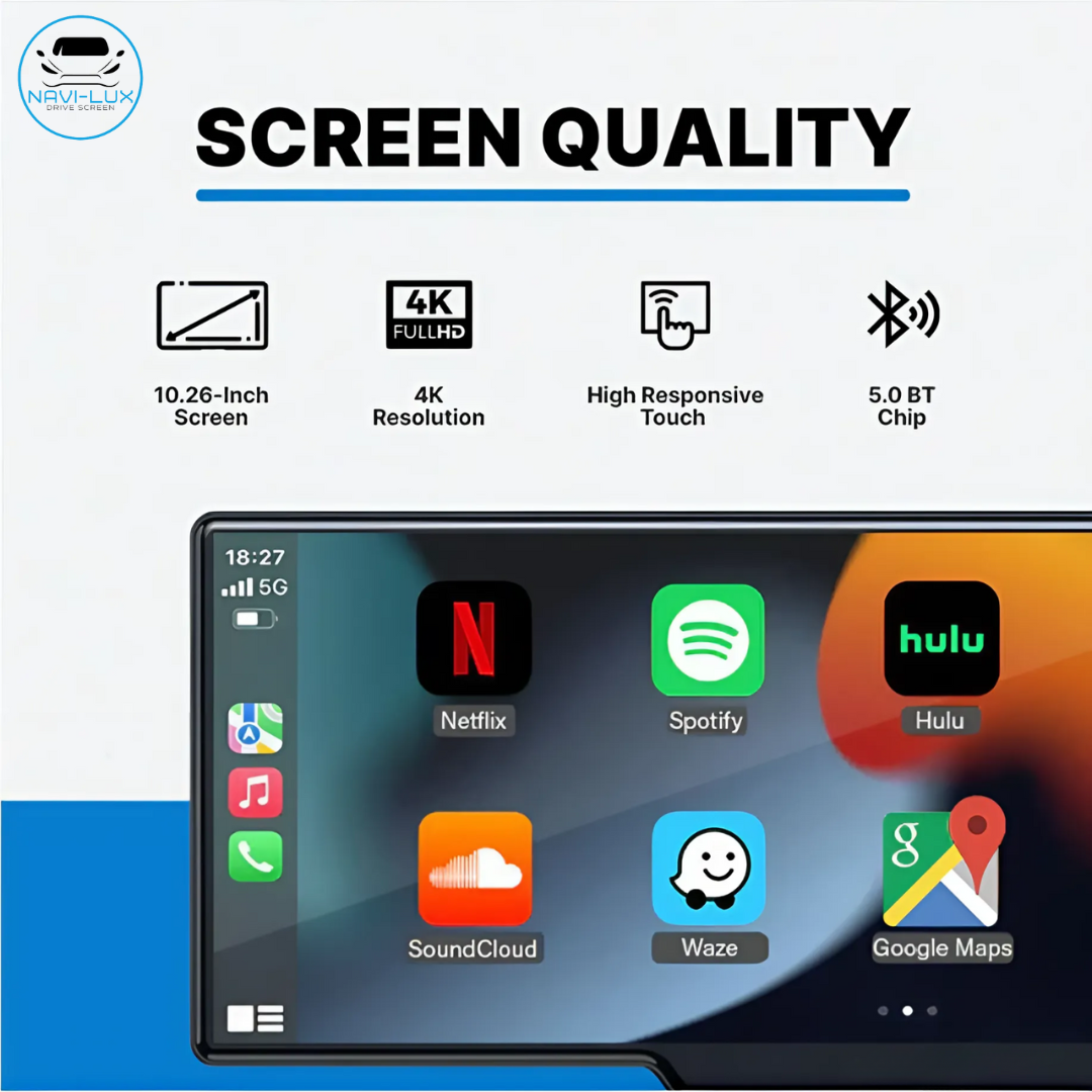 Navi-lux 2.0™ Widescreen - Apple Carplay & Android Auto